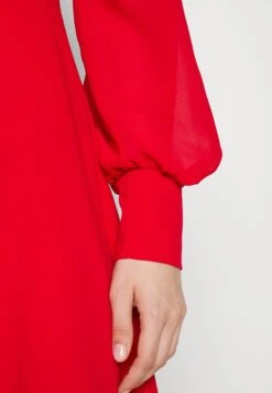 Wal G Kat Sleeve Dress - Jurk - Red -Wal G c7634bbd4d944de1a553bf73bbb758af