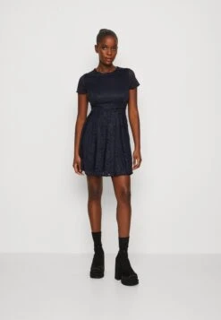 Wal G Leona Skater Dress - Cocktailjurk - Navy Blue
