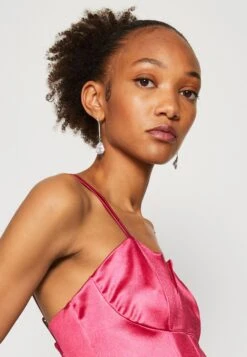 Wal G Saira Midi - Etui-Jurk - Fuchsia -Wal G cba4a2ff9a7f448a8d7644469a3b8bb0