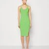 Wal G Cruise Collection Libby Strappy Midi Dress - Jerseyjurk - Leaf Green