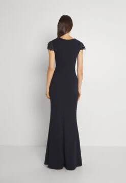 Wal G Sammy Maxi Dress - Jerseyjurk - Navy Blue -Wal G cdaf555644f249b69ad757f42ea83918