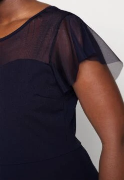 Donda- Cocktailjurk - Navy Blue -Wal G cfb99c76450e478b8d201bc2325853ef