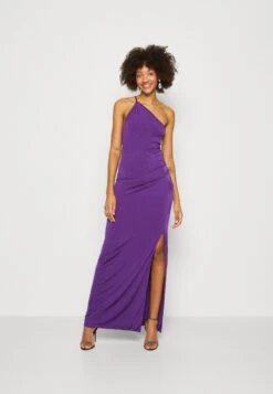 Wal G Wedding Estelle Backless Maxi - Galajurk - Purple