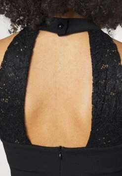 Wal G Bali Halter Neck Skater Dress - Jerseyjurk - Black -Wal G d39d017730744db4aed72ce01ef326ab