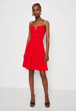 Wal G Valentines Valentina Skater - Jerseyjurk - Red -Wal G d41f5e57098d4a3b8d862f0327ca00f0