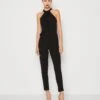 Wal G Poppy Frill Neck - Jumpsuit - Black