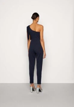 Wal G Jon- Jumpsuit - Navy Blue -Wal G d54e99a725bb4d979b8cb4d0740ce71b