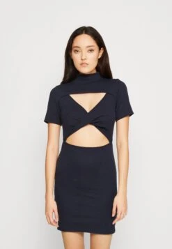 Wal G Willow Cut Out Mini - Jerseyjurk - Navy Blue