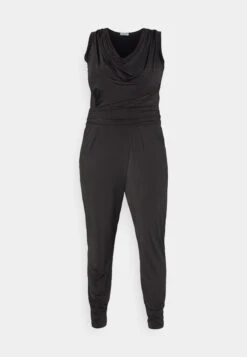 Brady V Neck- Jumpsuit - Black -Wal G db22ee29cf064de4a73a1a3ab40c4517
