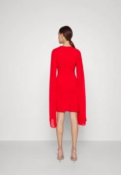 Wal G Holly Sleeve Dress - Cocktailjurk - Red -Wal G dbe1cab8d91e4df6bba08a61ee3513ab
