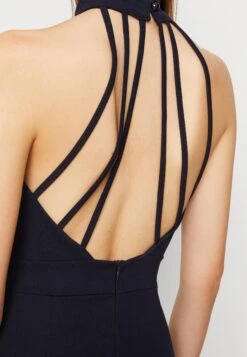 Wal G Benedette Midi Dress - Cocktailjurk - Navy Blue -Wal G dee90dee78ca46b4bdaae609beb6ec1e