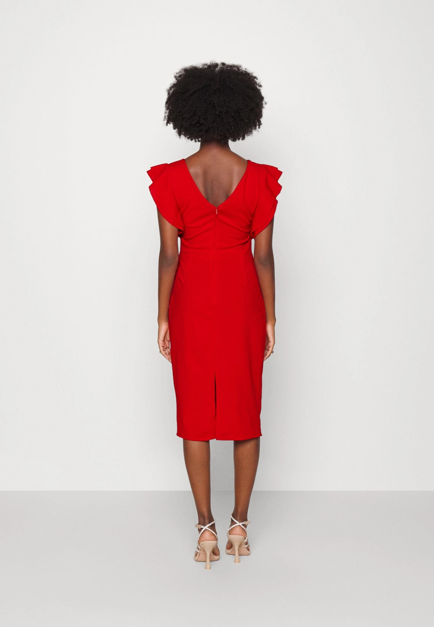 Diana- Cocktailjurk - Red 3 Diana- Cocktailjurk - Red - Afbeelding 3