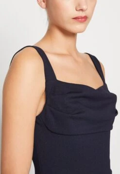 Wal G Serena Pleated - Jumpsuit - Navy Blue -Wal G e4620a30a357488c9e670fda8501a216