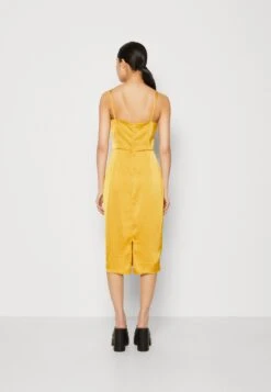 Wal G Ray Strappy Midi - Cocktailjurk - Yellow -Wal G e70402ae6bb844f082f40a35ed2fc0a8
