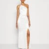 Wal G Chantal One Shoulder Maxi - Galajurk - White