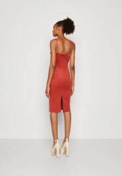 Wal G Jessy Dress - Cocktailjurk - Terracotta -Wal G e7b8de0b01cf43508734602abf8a784e