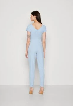 Wal G Archy Bow - Jumpsuit - Sky Blue -Wal G ea8d9fa6e3714312bbcae214fa4082dc