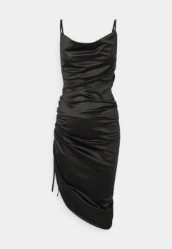 Wal G Ruched Dress - Cocktailjurk - Black -Wal G eb412a2972dd4f68b32e92f2c3b1abbc