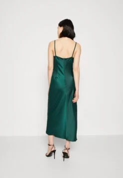 Wal G Cara Cowl Neck Midi - Cocktailjurk - Forest Green -Wal G ec84e118a55147ddaedd93bb0a6d7a61