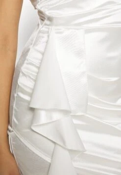 Wal G Tanya Ruffle Mini - Cocktailjurk - White -Wal G ecaeb0e51c8f48bfb6163aea81a676af