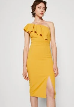 Wal G Andy Ruffle Midi - Cocktailjurk - Mango -Wal G ed64400545dd4f75a8deaaa3d7aad3f3