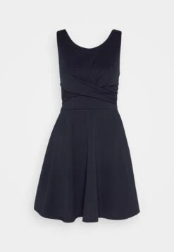 Wal G Jaqueline Skater Dress - Jerseyjurk - Navy Blue -Wal G edfba43d8d2e47858d3ba7fa0805b599