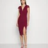 Elizabet Lace Midi - Cocktailjurk - Wine