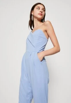 Wal G Halli Ruffe - Jumpsuit - Powder Blue -Wal G f1b5d527f37344d0b3c16b33e81e7c15