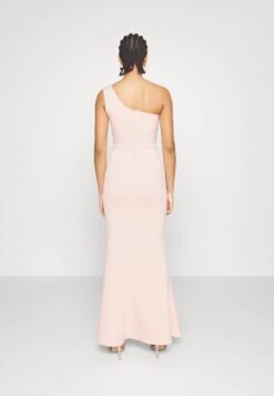 Wal G Wedding Gina Shoulder Maxi - Galajurk - Peach -Wal G f556e25b87a94dfbbc12b3786618c55d