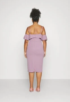 Andy Ruffle Midi - Jerseyjurk - Mauve Pink -Wal G f67168ee6b4e426ea30564805bee36bf