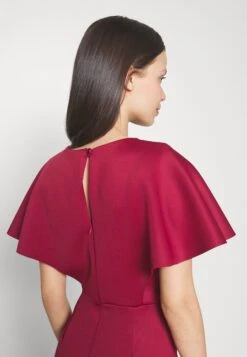 Wedding Petite Betty Wrap Midi Dress - Etui-Jurk - Wine -Wal G f8d8d81a117e4970906e0851e99dd165