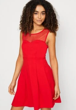 Wal G Tina Skater - Jerseyjurk - Red -Wal G fb64597ca7be4604ab58e892c2e54248