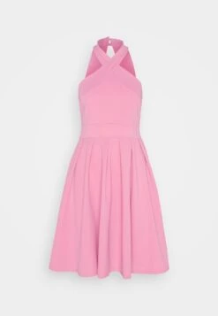 Wal G Nelly Cross Neck Skater - Jerseyjurk - Rose Pink -Wal G fca38df14af54134b5a31eb8c541eabd