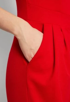 Wal G Kelly Ruffle - Jumpsuit - Red -Wal G fe098ee711fd426da7017a8ca149ccd7