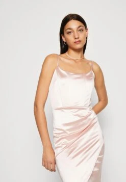 Wal G Holly Corest Dress - Cocktailjurk - Blush Pink -Wal G fe2dc365f1c84ccaadf3847cf532eeed