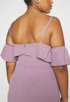 Andy Ruffle Midi - Jerseyjurk - Mauve Pink -Wal G fe905bc6525b4c889f6075756223aef6
